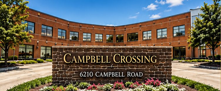 Campbell Crossing office building at 6210 Campbell Road